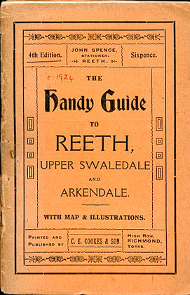 The Handy Guide To Reeth - front cover &copy;CE Cookes & Son