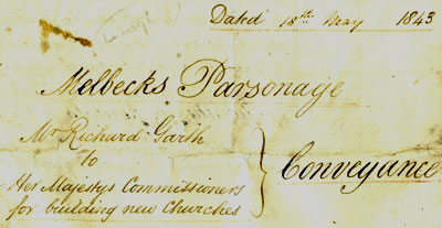 Melbecks Parsonage conveyance