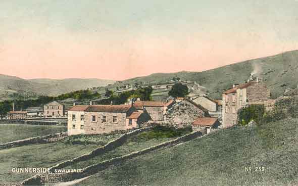 Gunnerside Postcard 1919 &copy;Brittain & Wright