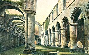 Cloisters, Fountains Abbey  ©The Woodbury Series, No 781