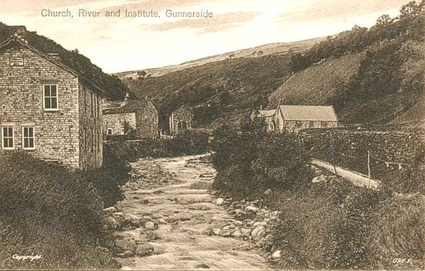 Gunnerside Literary Institute, looking north