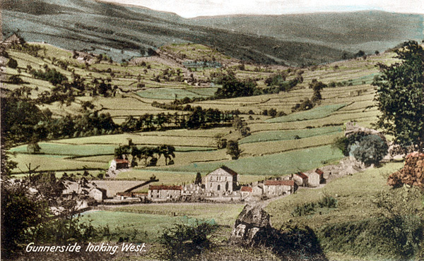 Gunnerside looking West postcard The R.A.P. Co. Ltd.