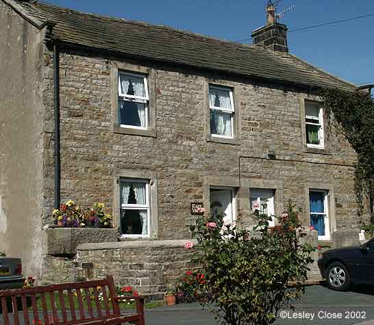 East View in Gunnerside Village &copy;Lesley Close 2002