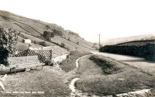 Keld Postcard 1948 -View from Cat Hole Inn &copy;Walter Scott
