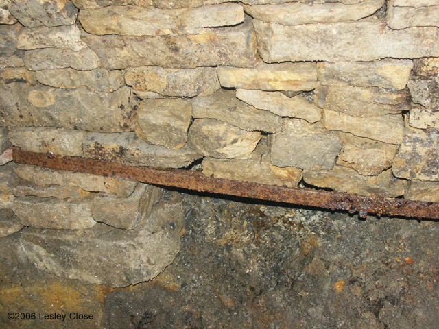 Lead mine roof support -Turf Moor &copy;2006 Lesley Close