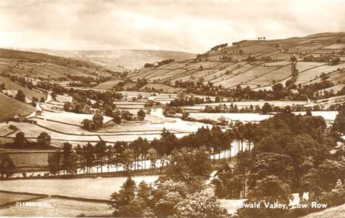 Swale Valley, Low Row  Postcard &copy;Jacksons of Reeth