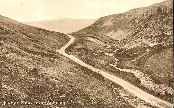 Muker Pass Postcard  &copy;F Frith & Co