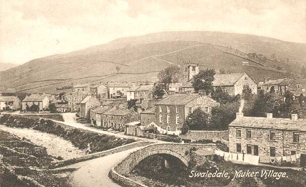 Muker Village Postcard 1911 &copy;Frith & Co.