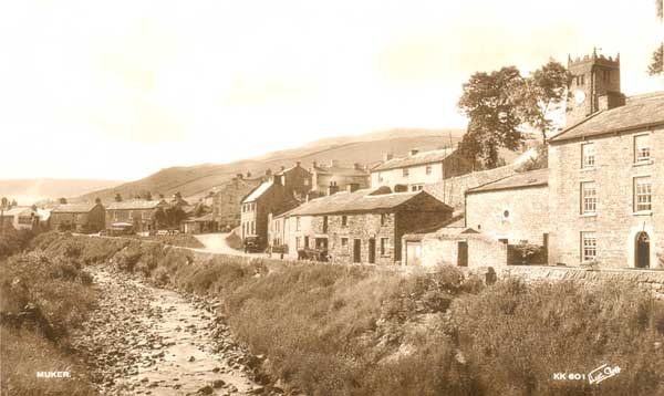 Muker Village Postcard &copy;Walter Scott