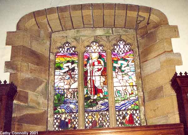 St Mary's Muker Stained Glass Window ©Cathy Connolley 2001