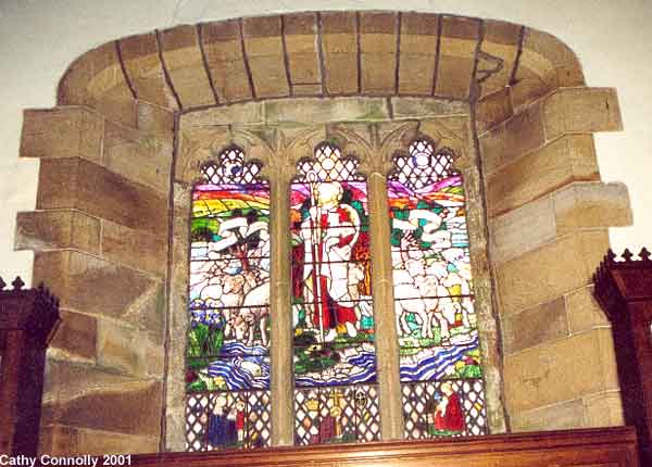 St Mary's Muker Stained Glass Window &copy;Cathy Connolley 2001